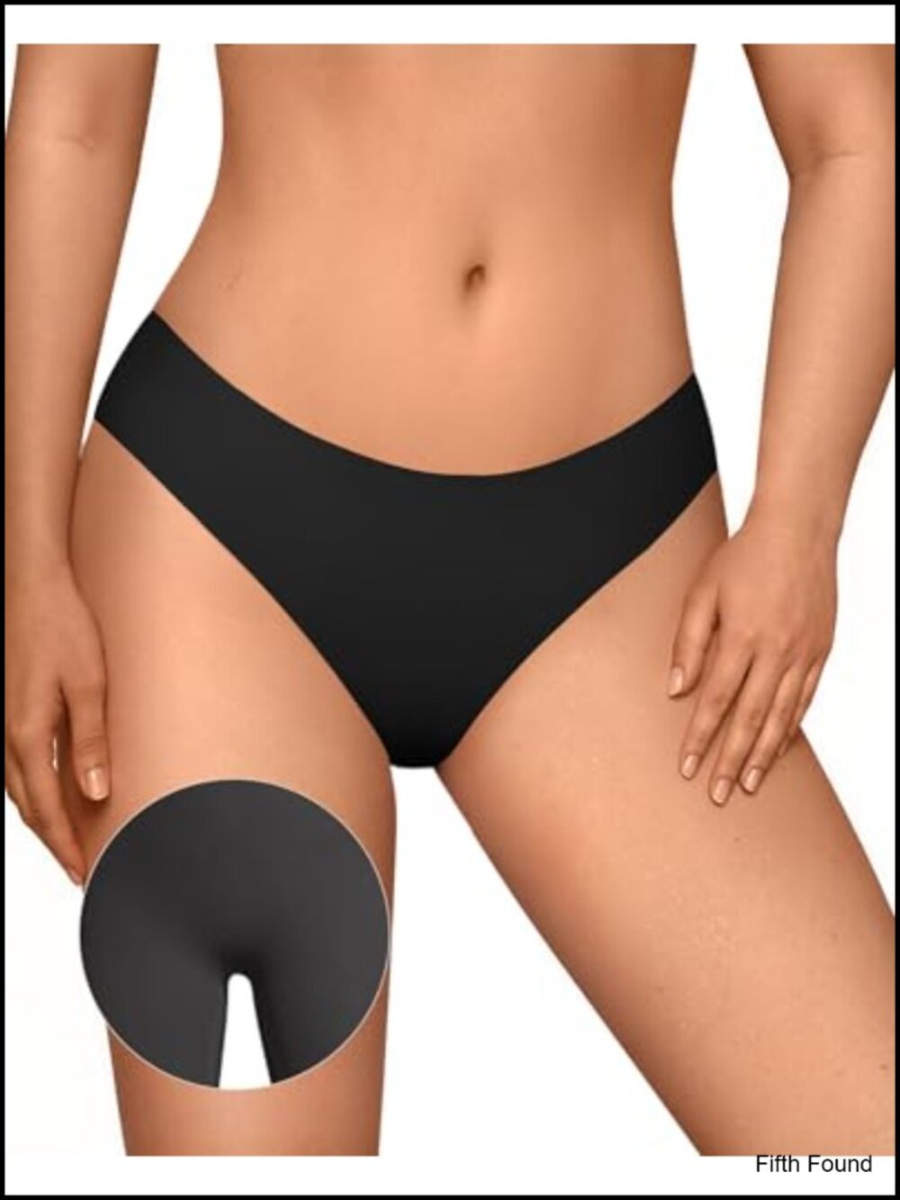 Seamless Thongs for Women No Show Invisible G-Strings Cotton Liner Comfortable